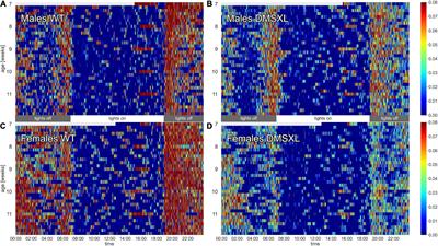 Excessive rest time during active phase is reliably detected in a mouse model of myotonic dystrophy type 1 using home cage monitoring